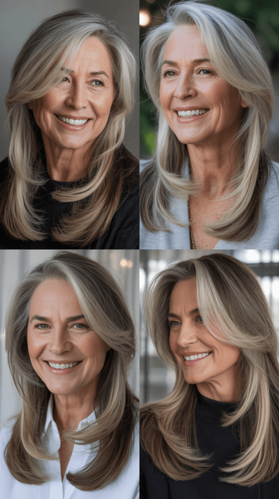 Long Hair with Money Pieces