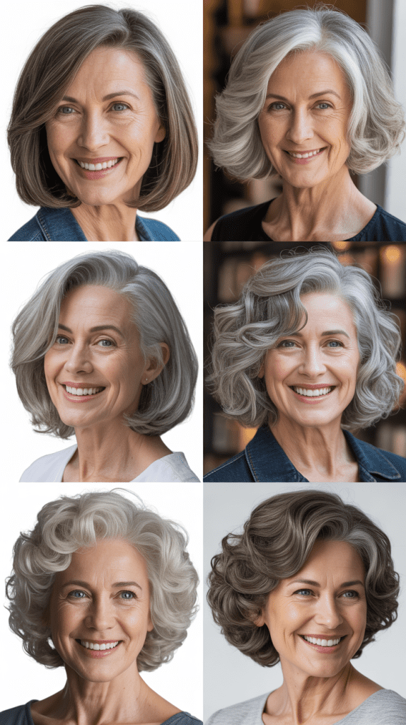 Gray Lob (Long Bob)