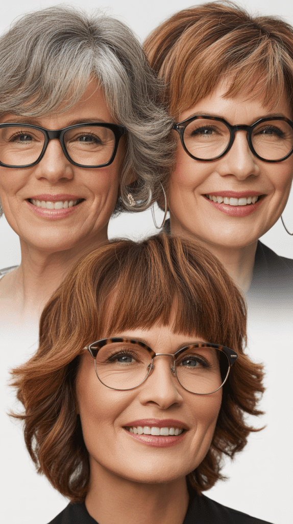 Choppy Layered Bangs