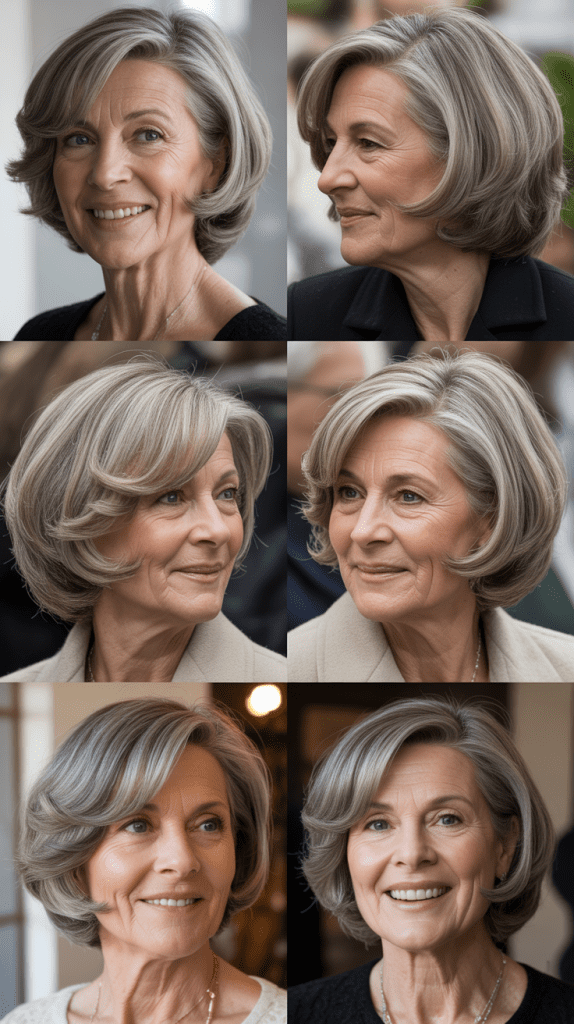 Face-Framing Curtain Bob: Modern Romance