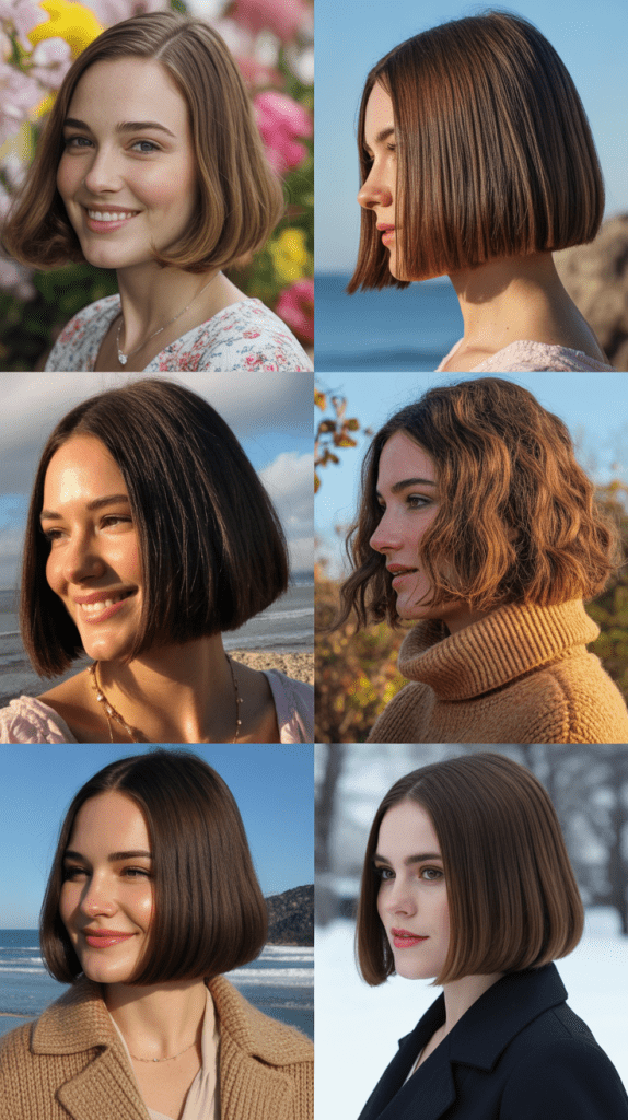 Seasonal Adaptations for Your Blunt Bob