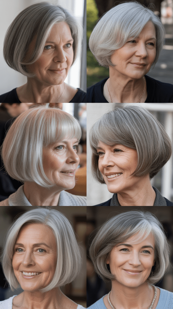 Tapered Bob: Gradual Narrowing
