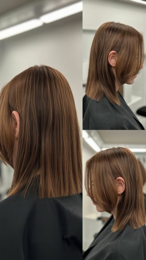 Blunt Cut With Internal Layers