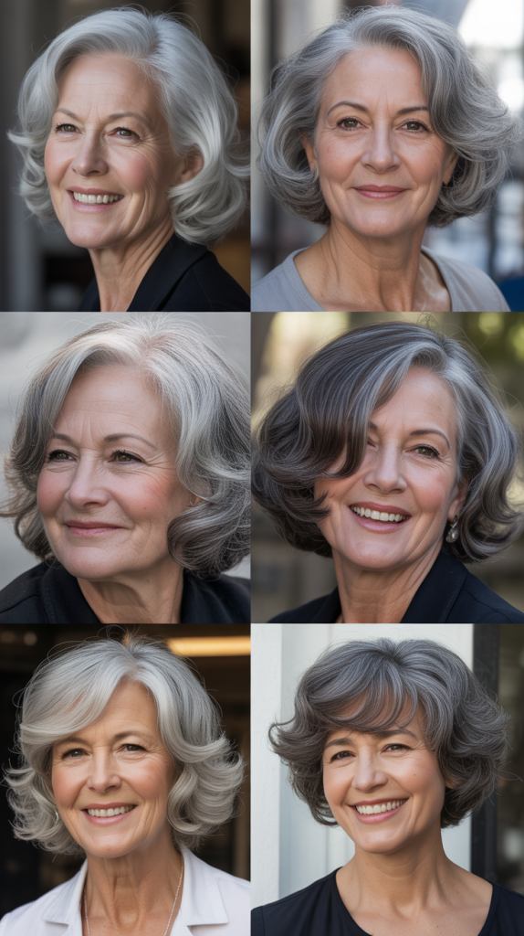 Sophisticated Silver Bob: Embracing Gray