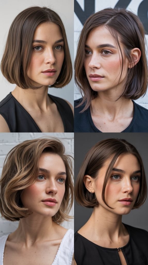 15. Bob with Deep Side Part