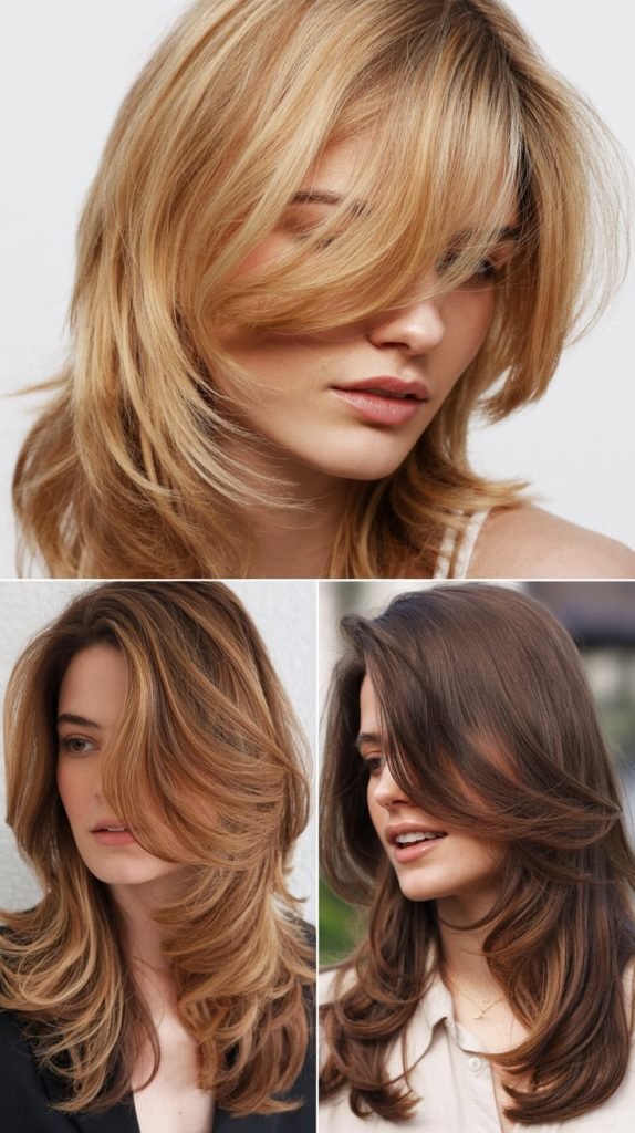 Wispy Side-Swept Layers