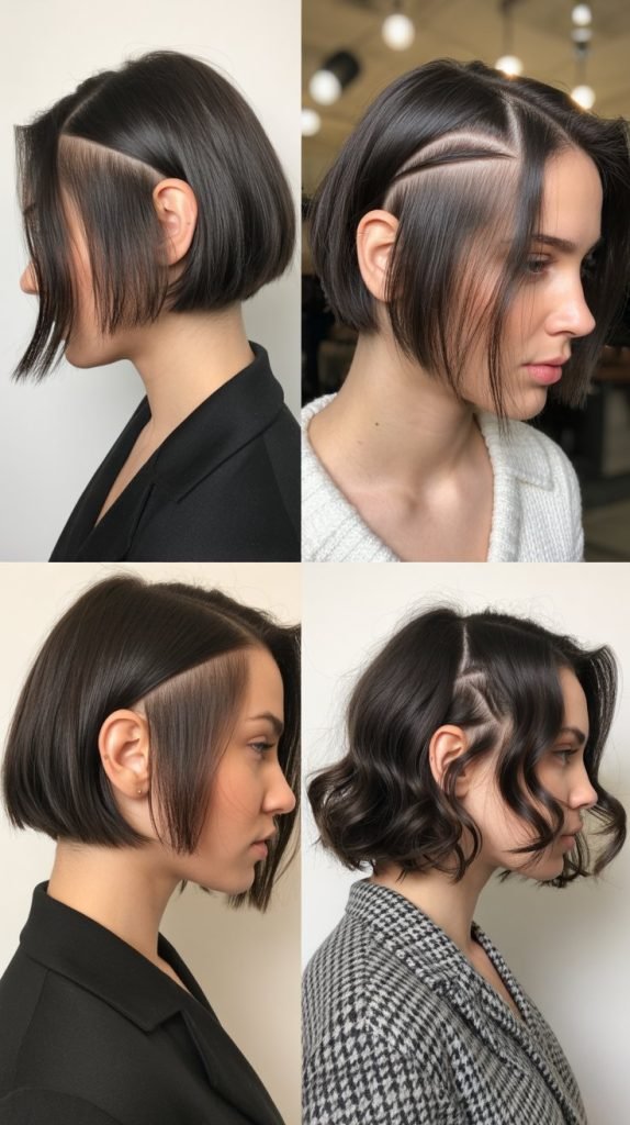 Bob with Undercut for Hidden Edge
