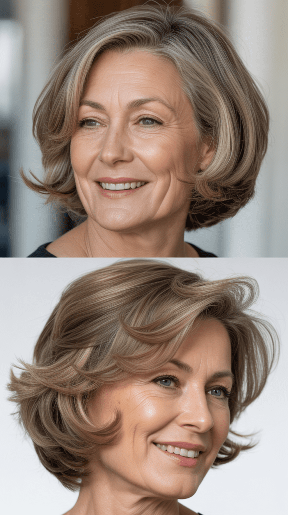 Layered Bob with Flipped Ends