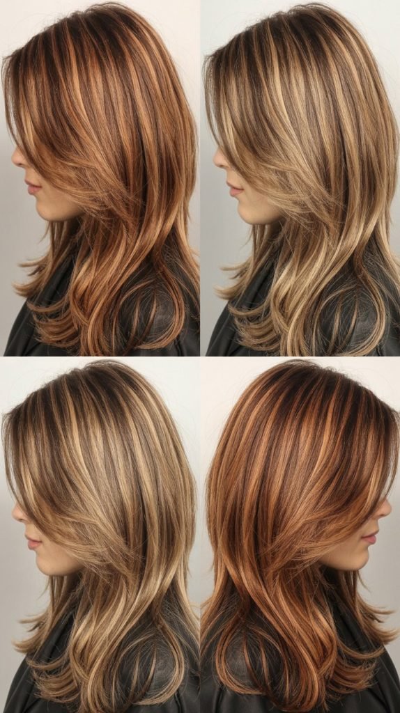 38. Layered Cut with Foilyage