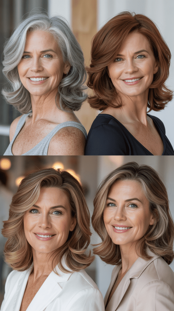 Choppy Layers with Peek-a-Boo Highlights