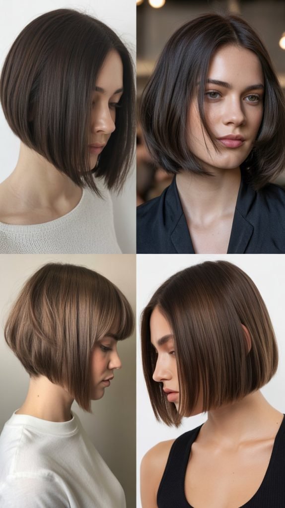 . A-Line Bob with Graduated Layers