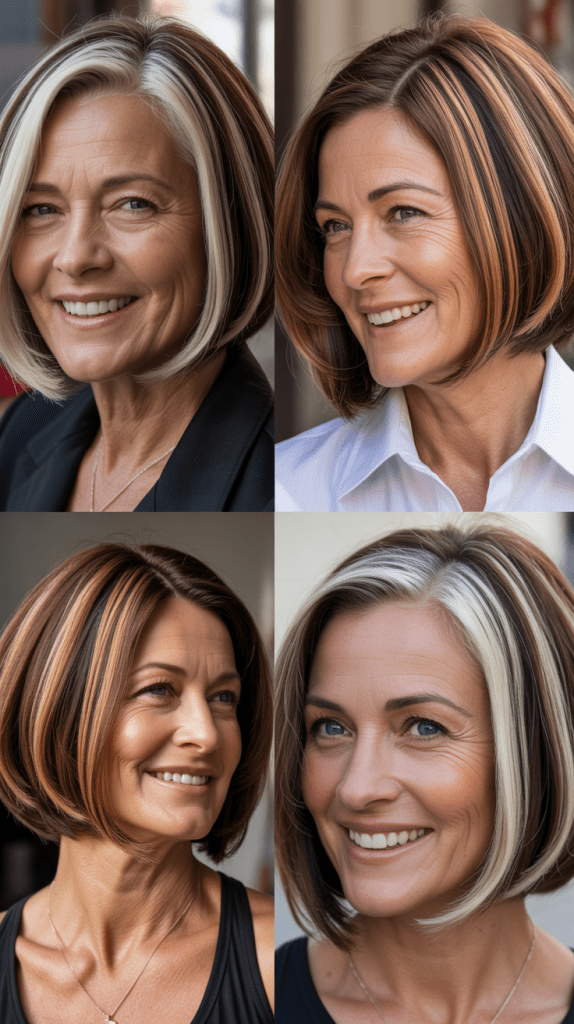 Chunky Highlights Bob: Bold Dimension