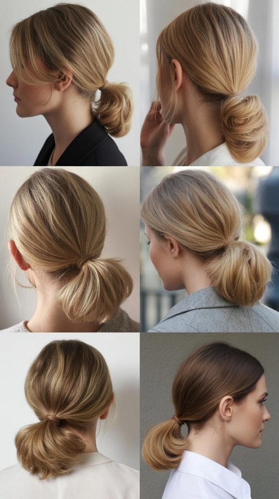  The Low Ponytail with Volume