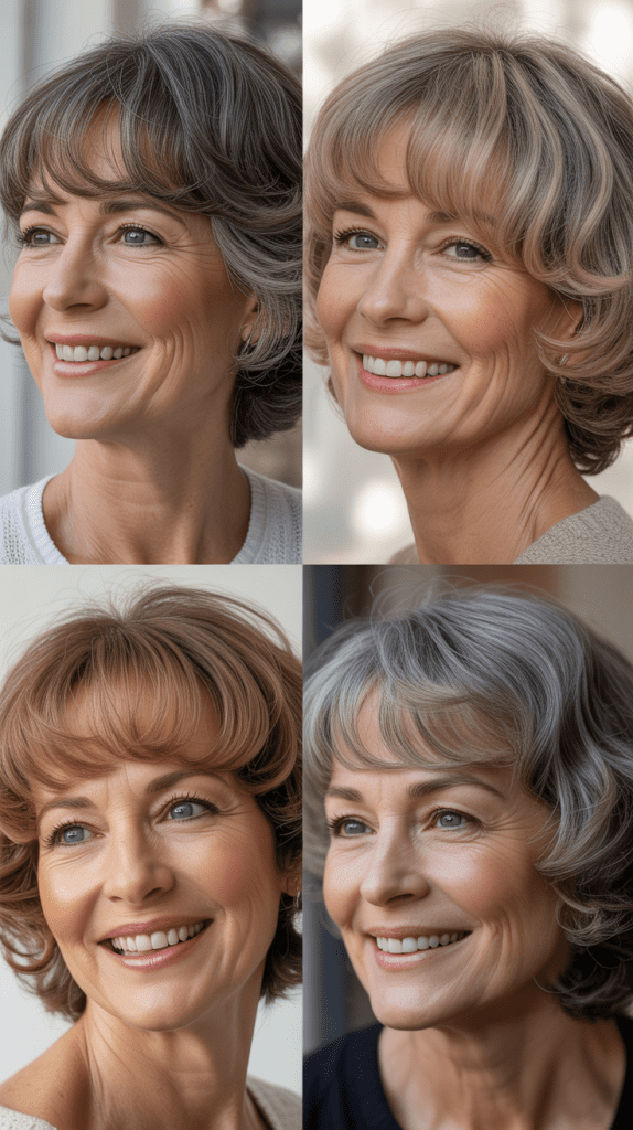 Soft Rounded Wispy Bangs