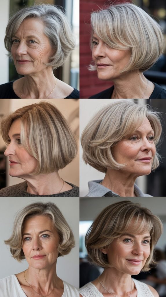  Rounded Bob for Soft Femininity
