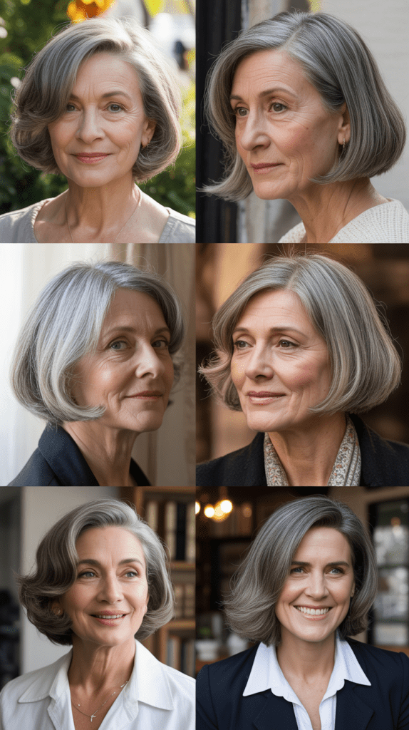 Bob with Side Part: Classic Elegance