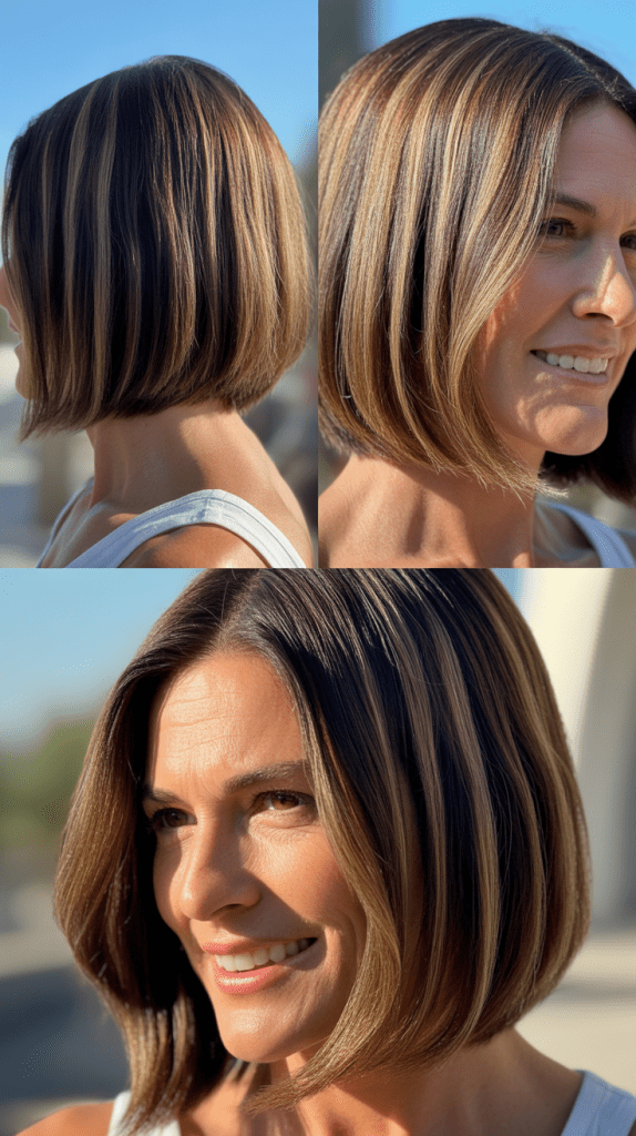 Long Bob with Babylights