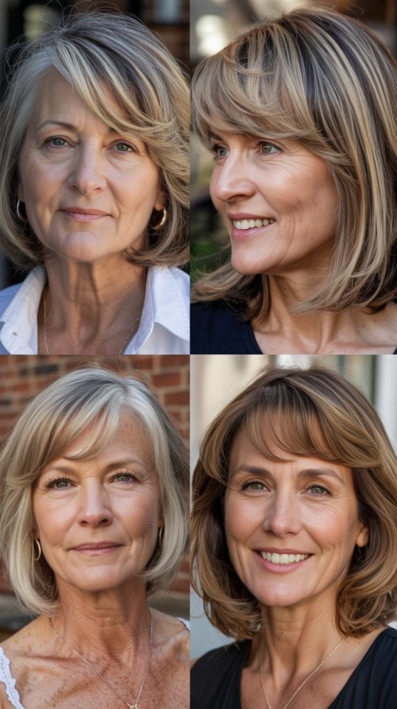 31. Bob with Face-Framing Money Pieces