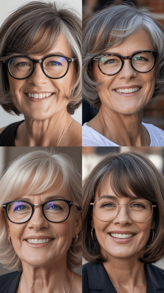 Asymmetrical Curtain Bangs