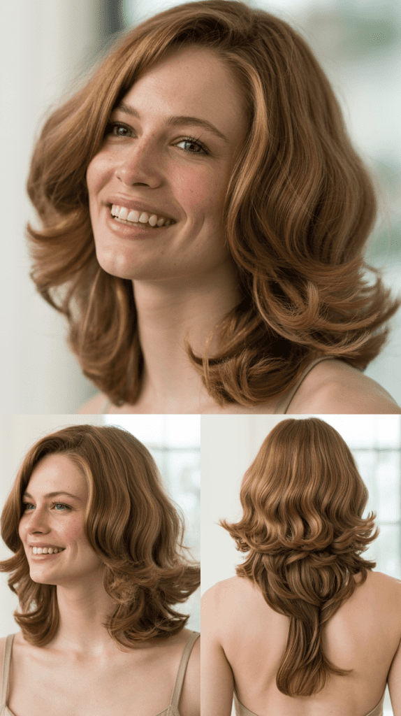 Long Layers with V-Shaped Back