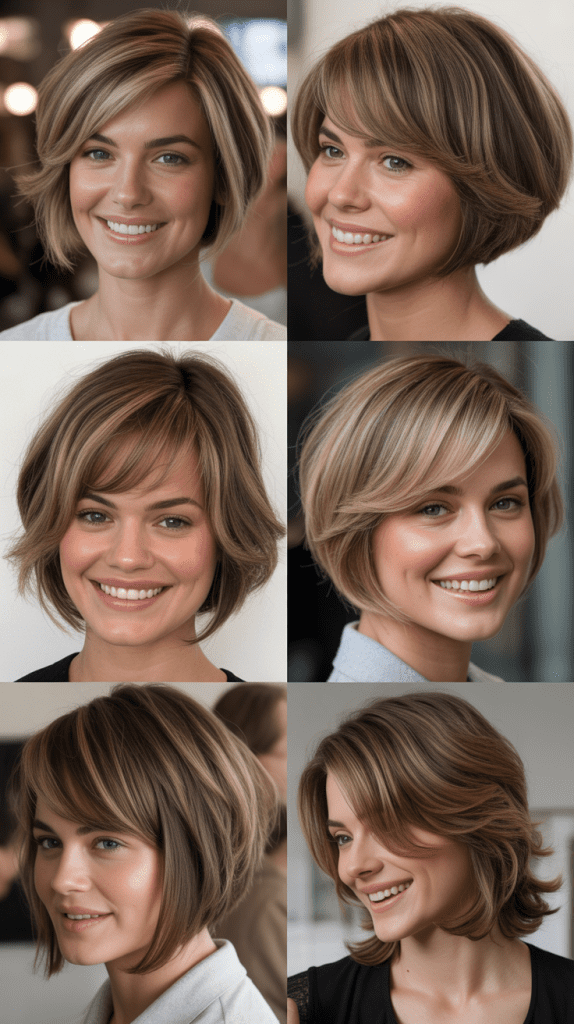 Graduated Bob With Side Bangs