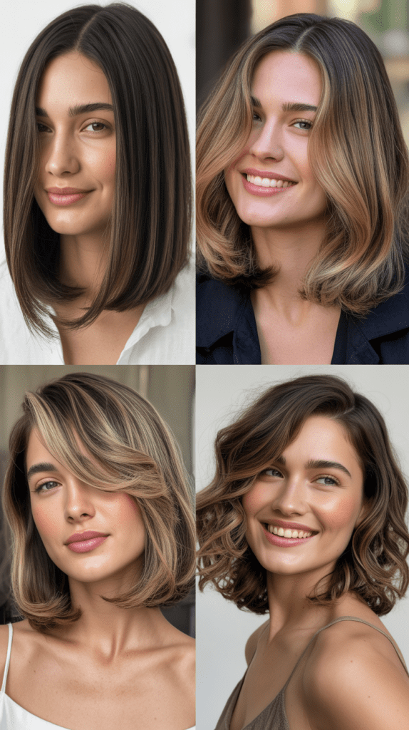 Chin-Length Cut with Beveled Ends