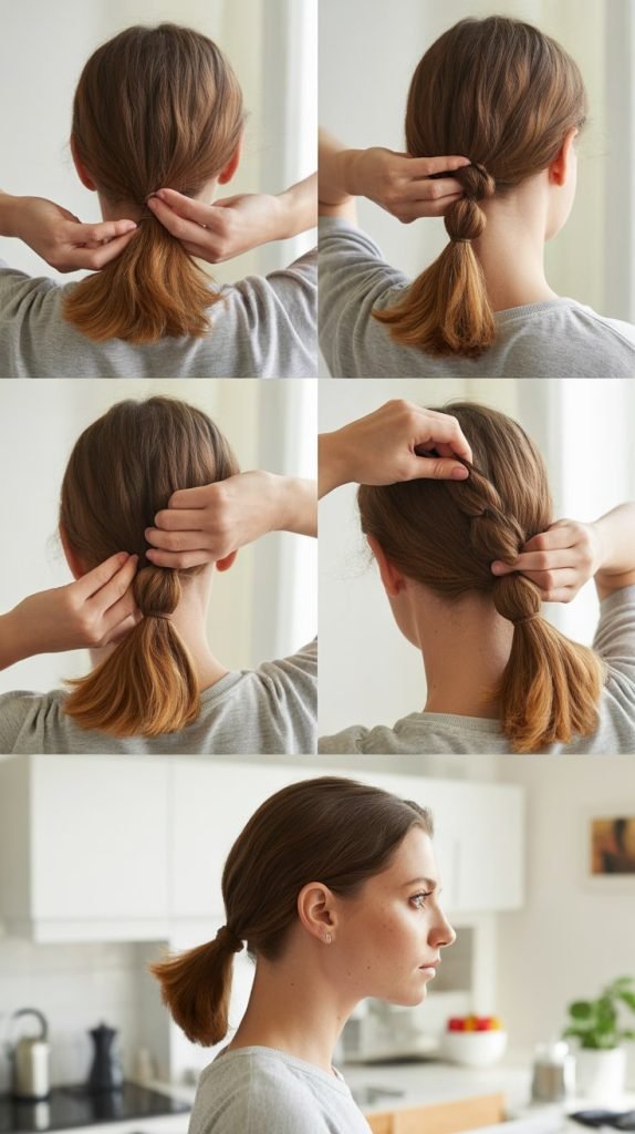 Double Twist Ponytail