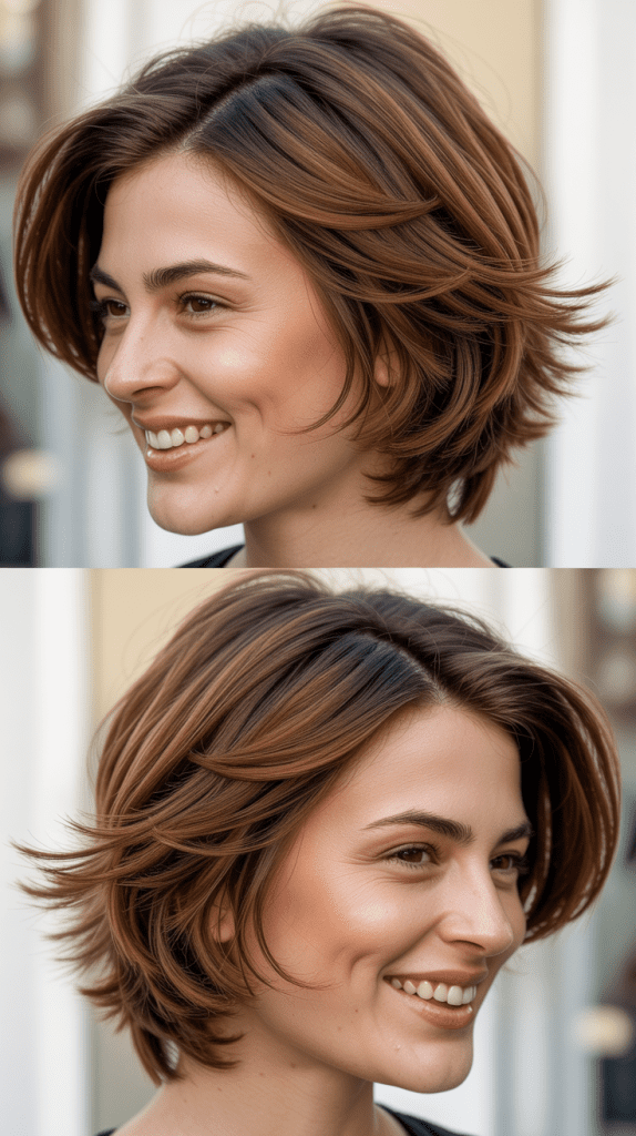 Tapered Layers with Outward Movement