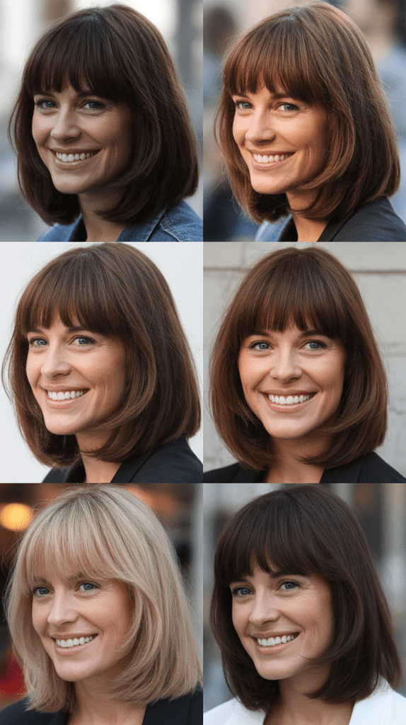 Long Bob with Fringe