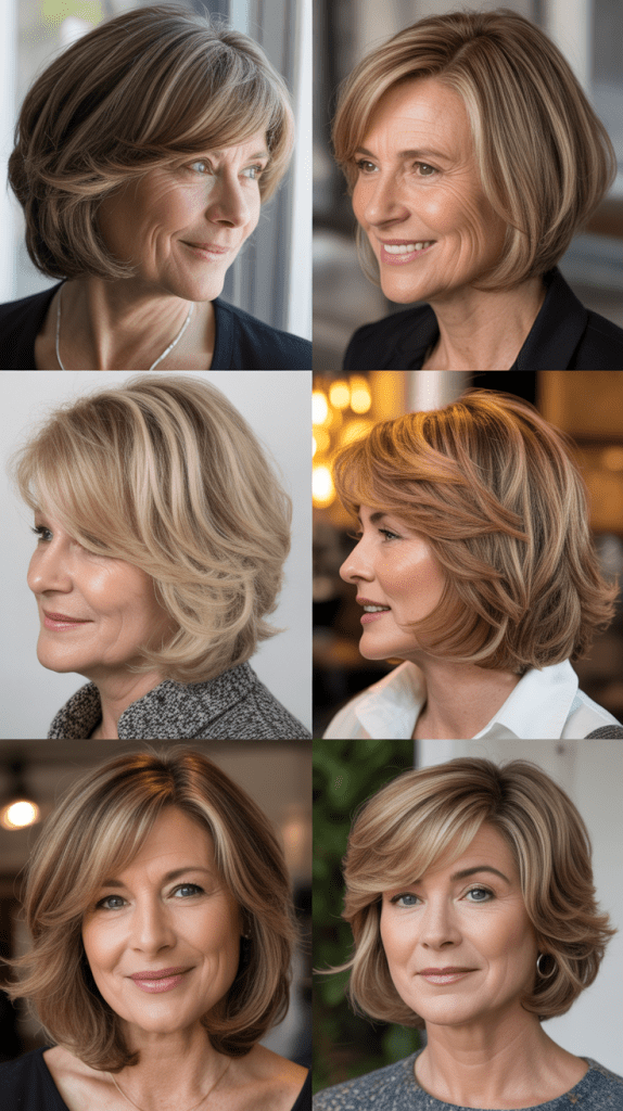 Layered Bob with Balayage