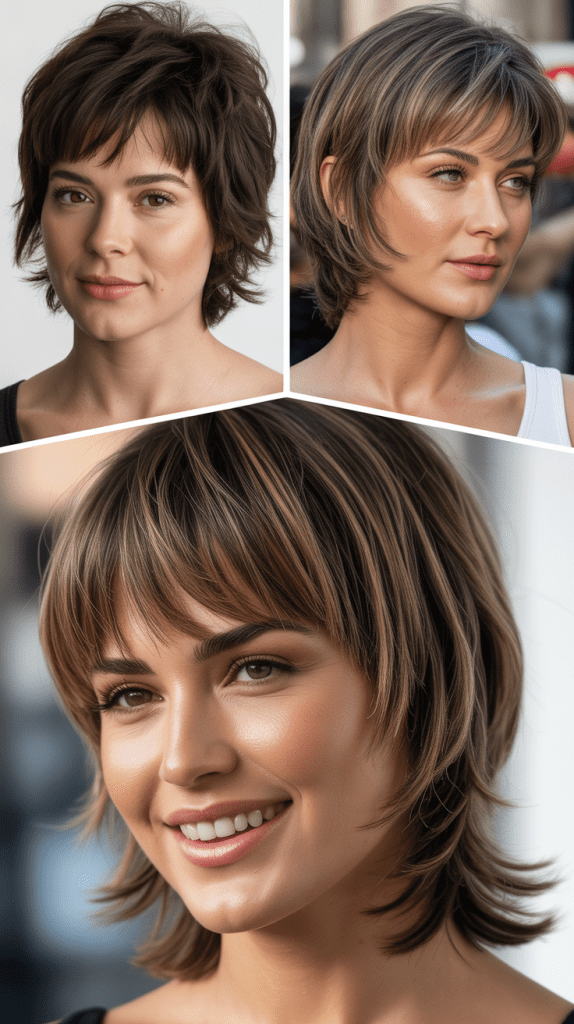 Shattered Shag With Piece-y Forward Fringe