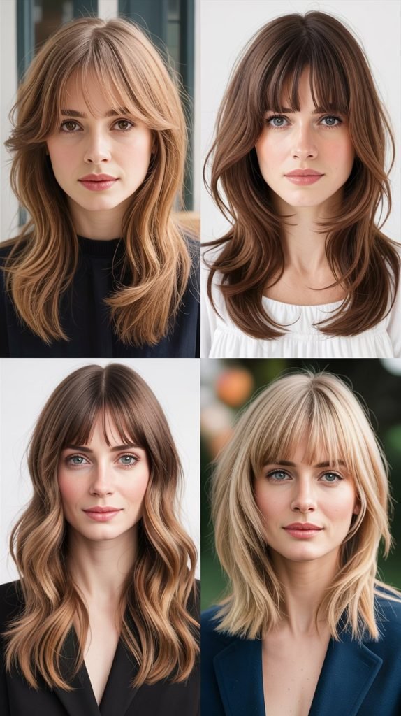  Soft Fringe With Long Layers