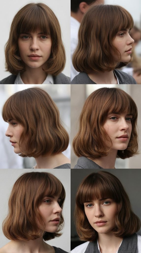 Uniform Cut With Thick Straight Bangs