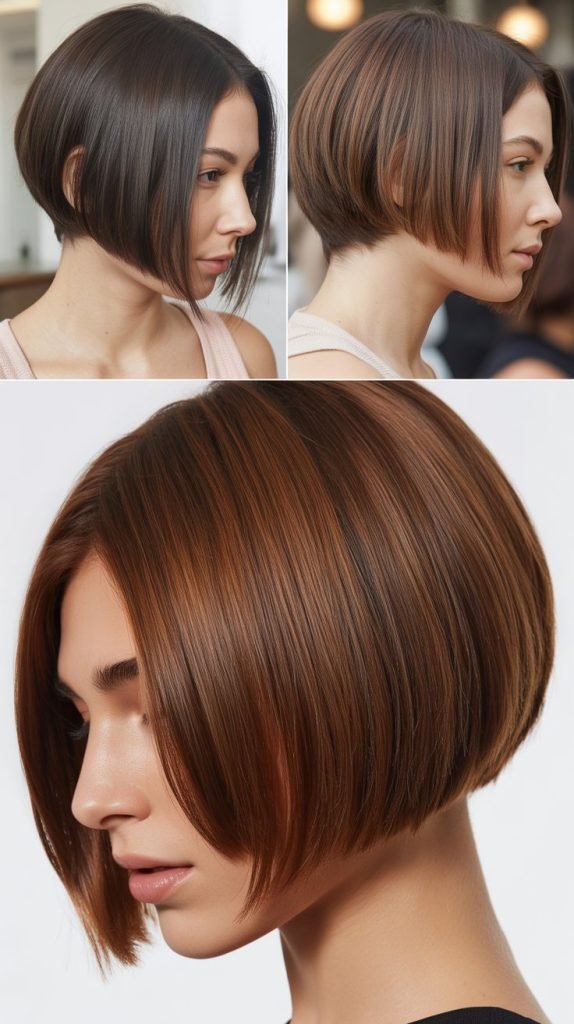 Layered Bob with Tapered Nape
