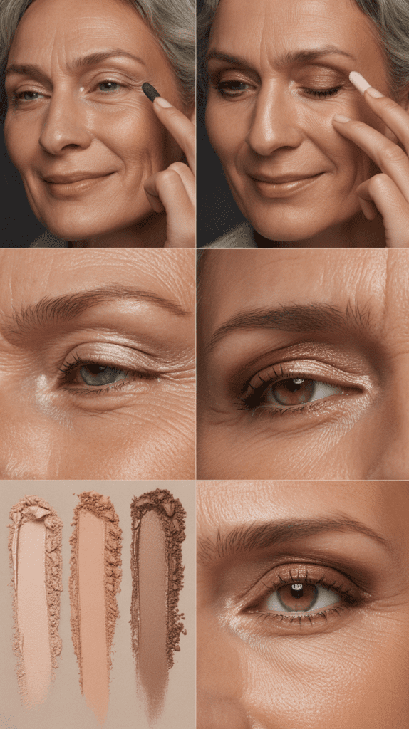 Choose Cream Eyeshadows Over Powder