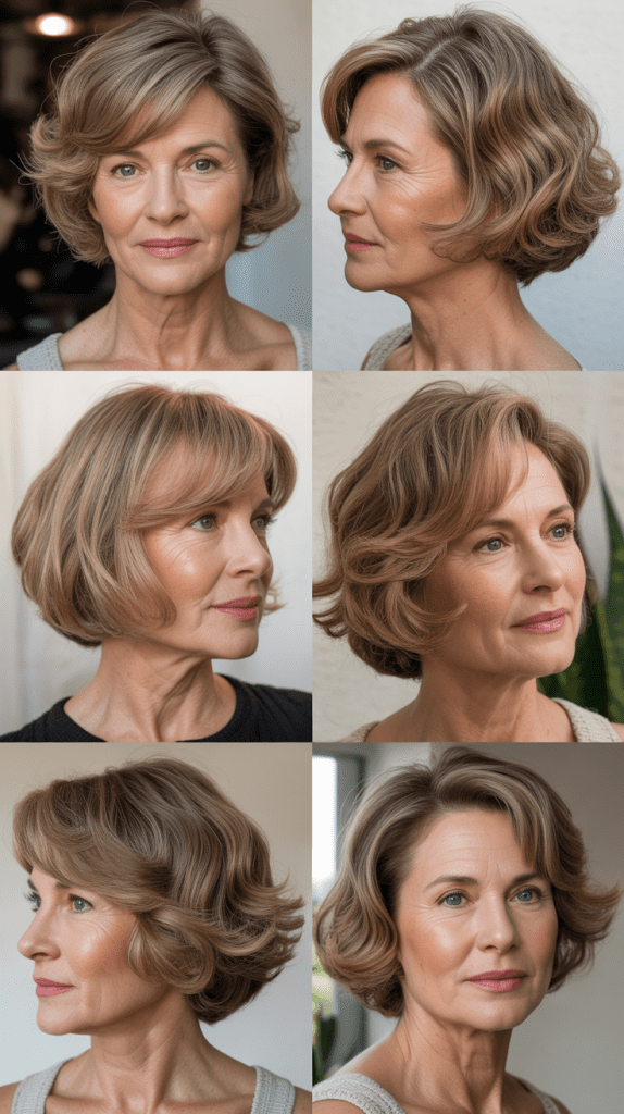 Wavy Bob with Natural Texture