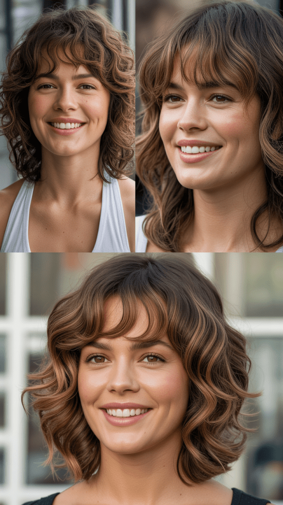 Wavy Shag With Bardot-Style Bangs