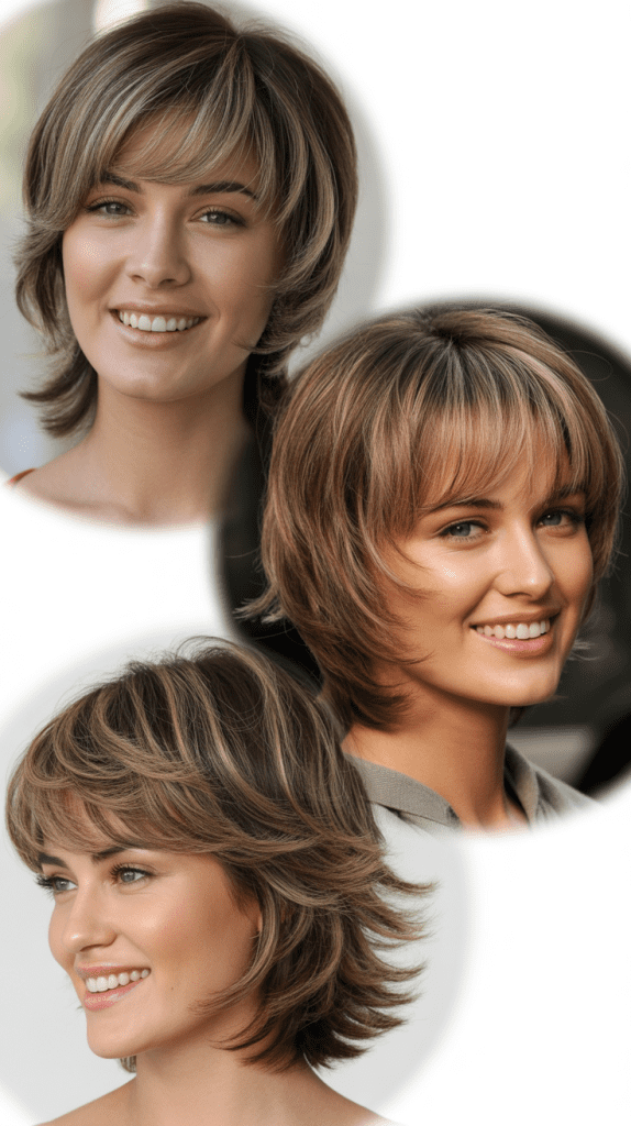 Layered Shag With Feathered Baby