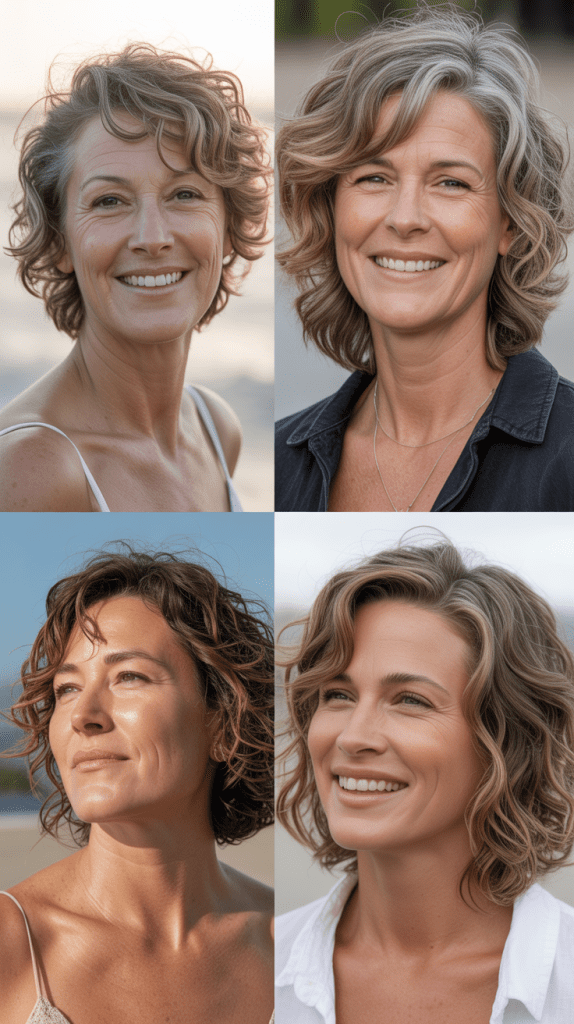 Tousled Beach Waves with Natural Texture