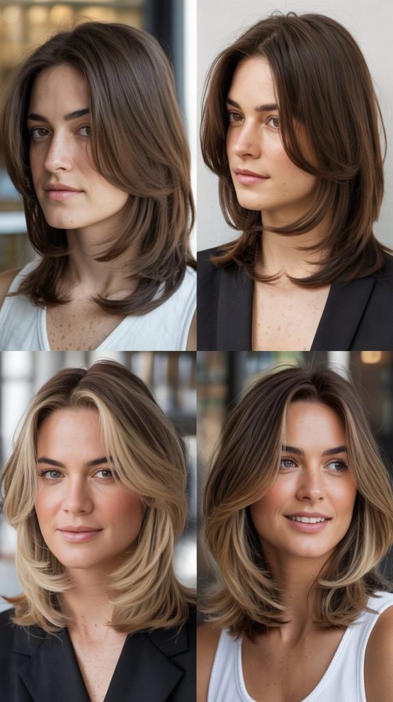Long Bob With Layered Ends And Front Pieces