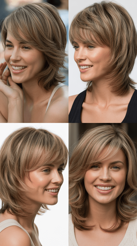 Long Layers with Wispy Bangs