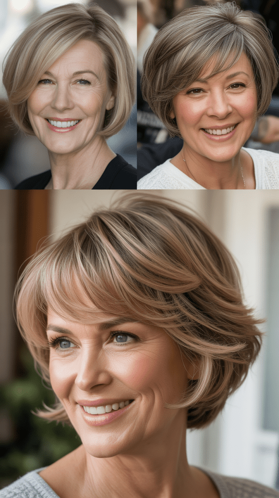 Bob with Side-Swept Bangs