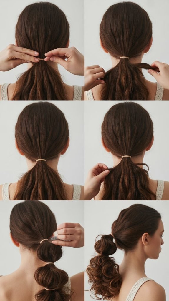 Double Twisted Ponytail
