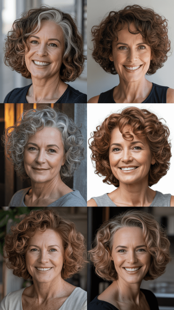 Curly Bob with Definition