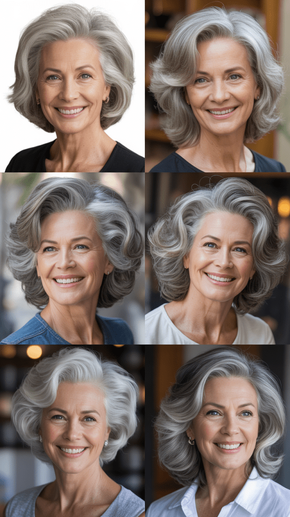 Voluminous Gray Blowout