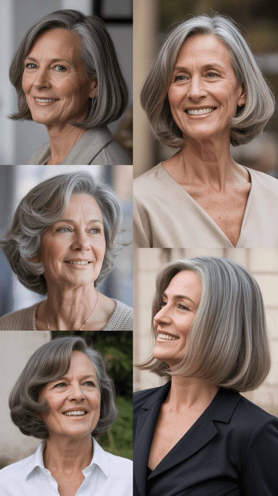 Elongated Bob (Lob): Transitional Length