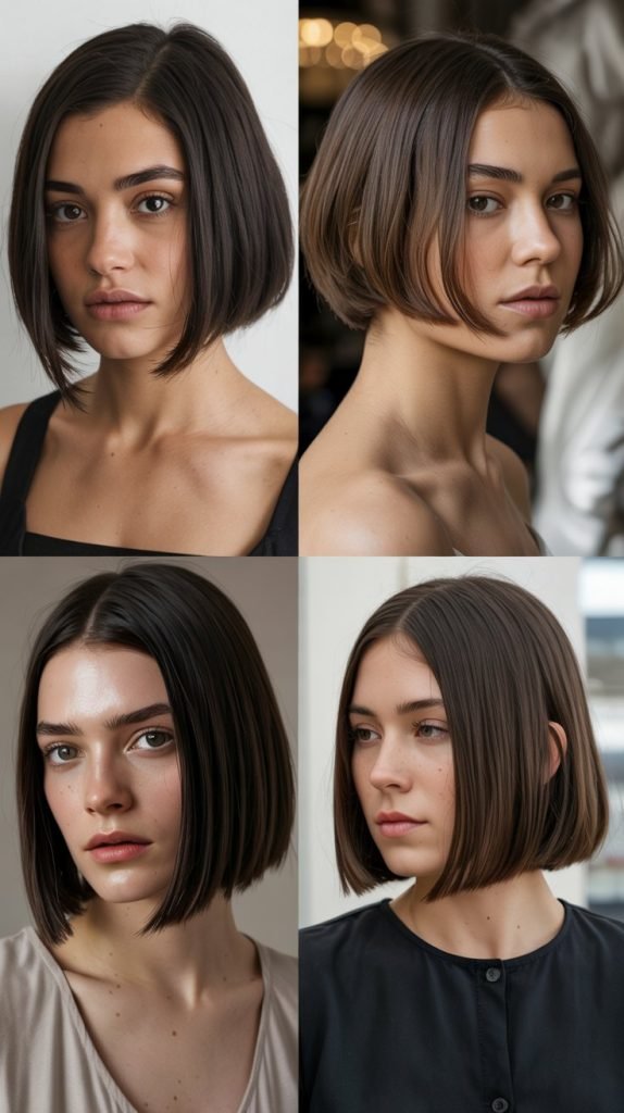 17. Sleek Straight Bob