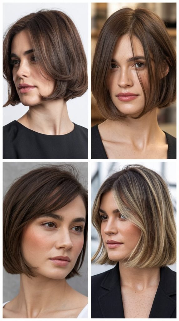  Blunt Ends with Soft Face-Framing Only