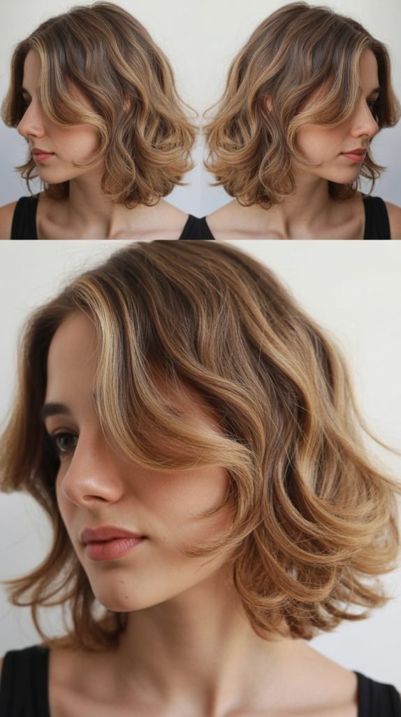 Soft Graduation with Wavy Texture