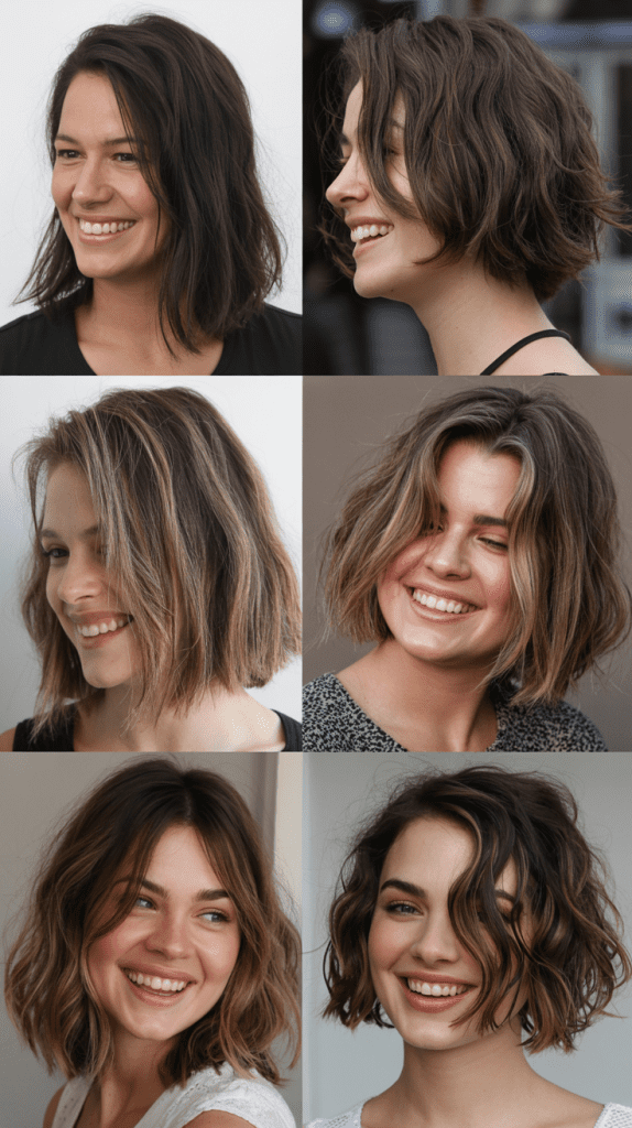 Messy Long Bob with Texture Spray